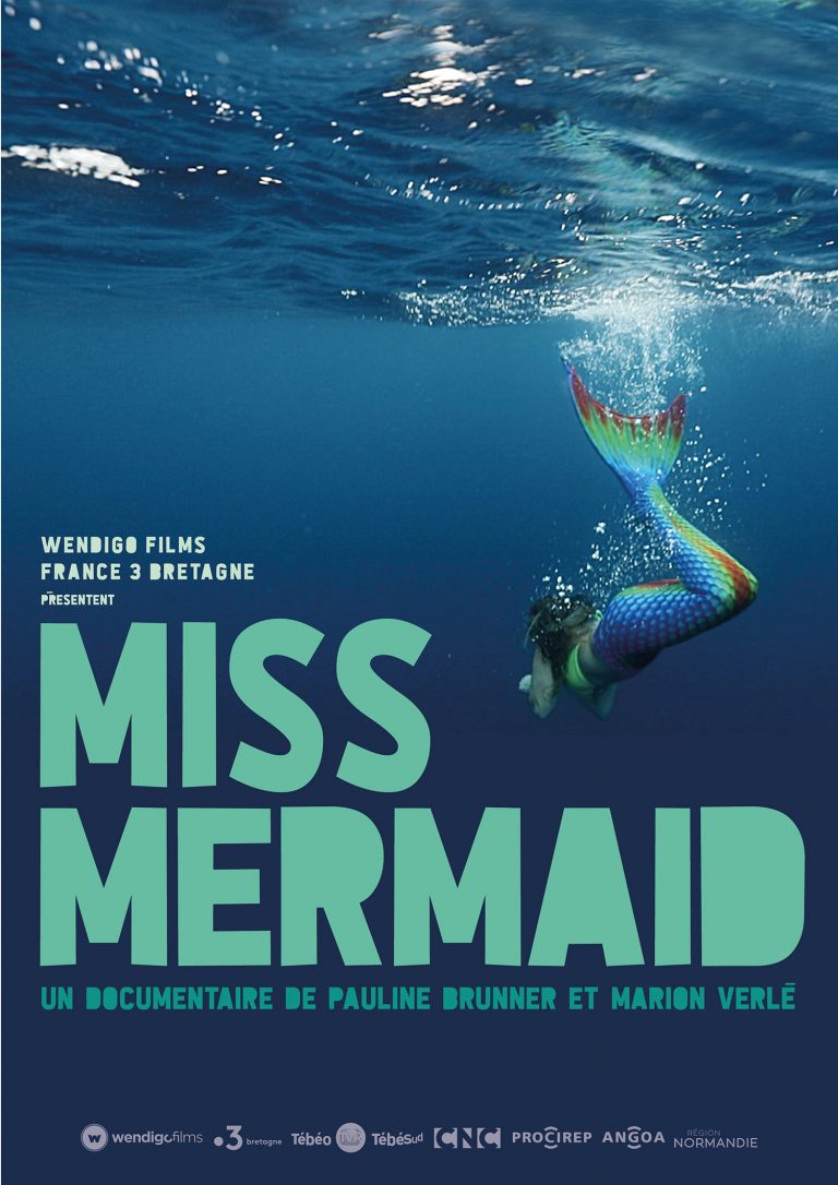 Miss Mermaid, Pauline Brunner, Marion Verlé, 2020, Fécamp, Bretagne, Sirène, Documentaire, Film, Affiche, Poster