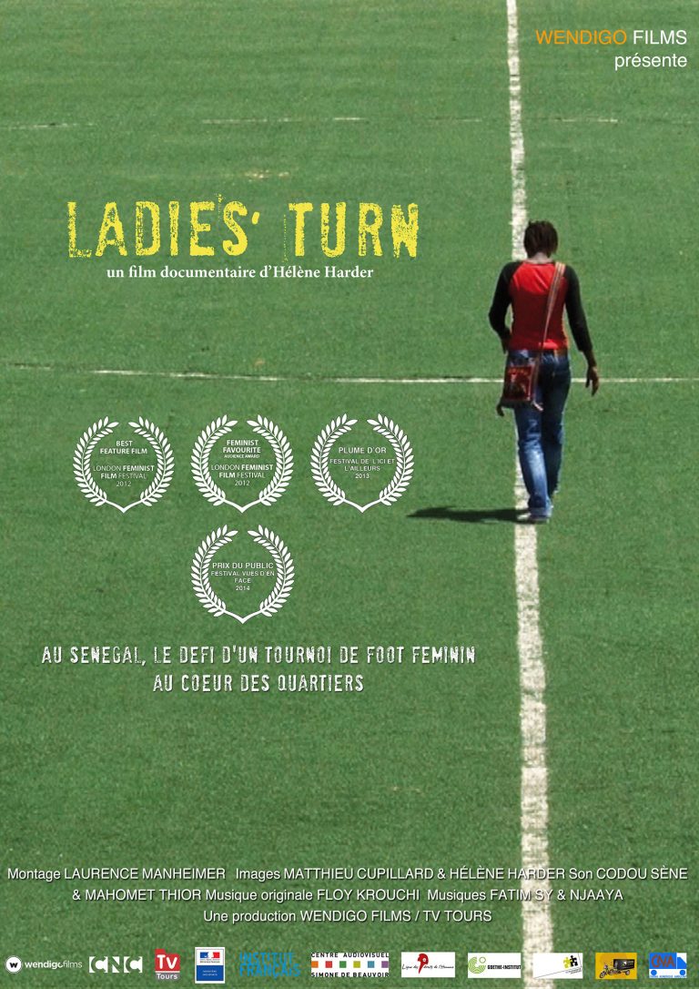 Ladies Turn, Hélène Harder, 2012, Documentaire, TV Tours, Wendigo Films, Sénégal, Football, Poster, Affiche